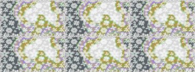 Yumuşak, bahar çiçekli arka plan. Gri renkli çiçekler. Raster çiçek desenli ve çiçekli..