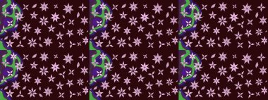 Çizim raster deseni. Çiçek arkaplan. Güzel kumaş deseni.