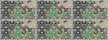 Güzel kumaş deseni. Bahar çiçekli, dikişsiz, sevimli çiçek deseni. Raster illüstrasyonu.