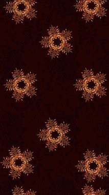 Siyah, kahverengi ve kırmızı ikon silueti. Kar tanesi kışı siyah, kahverengi ve kırmızı renklerde izole edilmiş. Yeni yıl tabelası. Raster illüstrasyonu. Noel tasarımı için. Kutlamanın sembolü.