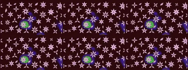 Kahverengi renkli çiçekler. Kumaş desenli papatya çiçekleri ayrıntıları.