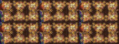 Renkli elementlerle Raster ilginç desen