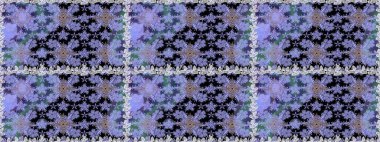 Raster illüstrasyonu. Küçük çiçekteki sevimli çiçek deseni. Güzel kumaş deseni. Güzel karalama çiçekleri olan kusursuz çiçek deseni..