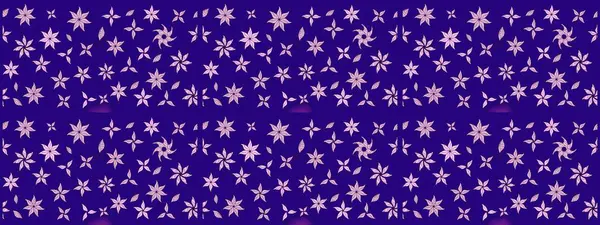 Raster illüstrasyonu. Mavi renkli çiçekler. Robot resim. Şirin çiçek elementleri..