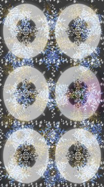 Raster kar taneleri arka planda. Kar tanesi rengarenk desen. Raster illüstrasyonu. Kar taneleri deseni. Soyut kar taneleri arkaplanda izole edilmiş düz tasarım.