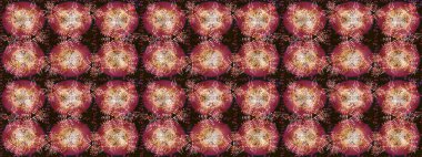 Noel tasarımı için. Kutlamanın sembolü. Kırmızı, kahverengi ve bej renkli siluet. Raster illüstrasyonu. Kar tanesi kışı kırmızı, kahverengi ve bej renklerde izole edilir. Yeni yıl işareti.