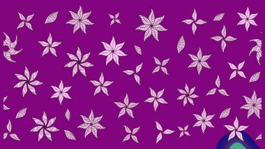 Çiçekli zambakların eskiz geçmişi. Parlak çiçekli kolaj çiçekleri mor. Çiçek tasarımı için inanılmaz kolaj cennet tarzı..