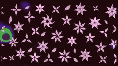 Kahverengi renkli çiçekler. Elle boyanmış suluboya resim çizimi çiçekler ve bitkiler.