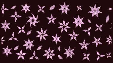 Çiçek rengi eskiz deseni. Klasik taslak çizimi. Raster çiçek izi..