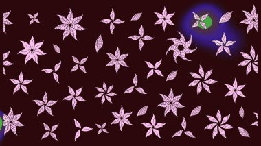 Güzel kumaş deseni. Çiçekler, dallar, bitkiler ve çiçekler. El çizimi. Raster illüstrasyonu.