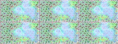 Moda sevimli kumaş tasarımı. Mavi arka planda güzel renkli kelebeklerin Raster vintage el çizimi. Raster illüstrasyonu.