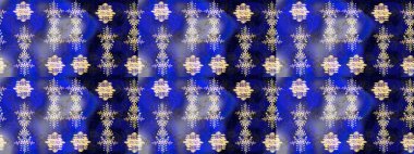 Kar Tanesi Mozaik ikonu. Sembol kışı, donmuş, Noel, yeni yıl tatili. Grafiksel element dekorasyonu. Raster illüstrasyonu. Mavi, mor ve nötr siluet kar tanesi işareti. Düz tasarım.