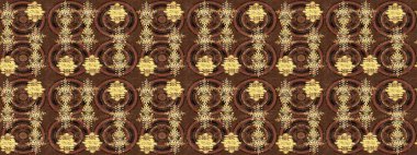 Kar Tanesi Simgesi. Kar Tanesi Raster illüstrasyonu. Kahverengi, sarı ve bej renklerde izole edilmiş. Kış kar taneleri.