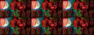 Ton halinde. Suluboya desenli çiçek deseni. Çiçeğin suluboya çizimlerinin mükemmel deseni. Moda baskısı. Dekorasyon ve tasarım için güzel desen.