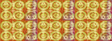 Sarı, turuncu ve nötr renkler ve kar taneleri. Raster Noel soyut renkli arka plan ve tatlı kar tanesi. Raster illüstrasyonu.