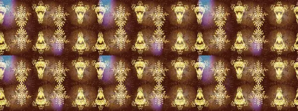 Arabesk ile klasik model. Arabesk ve çiçekli doğu raster desenleri. Geleneksel klasik süs.