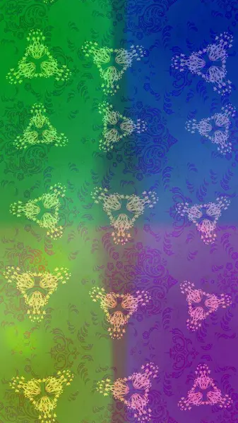 Kar taneleri deseni. Renkli arka planda izole edilmiş kar tanelerinin düz tasarımı. Kar taneleri arka planda. Kar tanesi süsleme deseni. Raster illüstrasyonu.