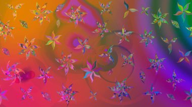 Simple cute pattern in small-scale flowers. Raster illustration. Floral sketch background for textile or book covers, manufacturing, wallpapers, print, gift wrap and scrapbooking.