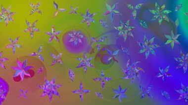 Çizim çiçek deseni duvar kağıdı, web sitesi arka planı, ambalaj kağıdı, davetiye, broşür, afiş veya web sitesi için kullanılabilir. Karalama elementleri. El çizimi Raster illüstrasyonu.