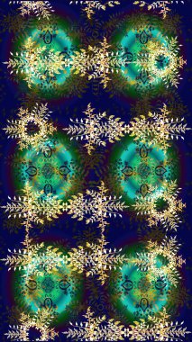 Etnik Mandala süsü. Raster Henna dövme stili. Kızılderili desenli desenli desenli şal deseni. Tekstil, tebrik kartı, boyama kitabı, telefon kılıfı baskısı için kullanılabilir.