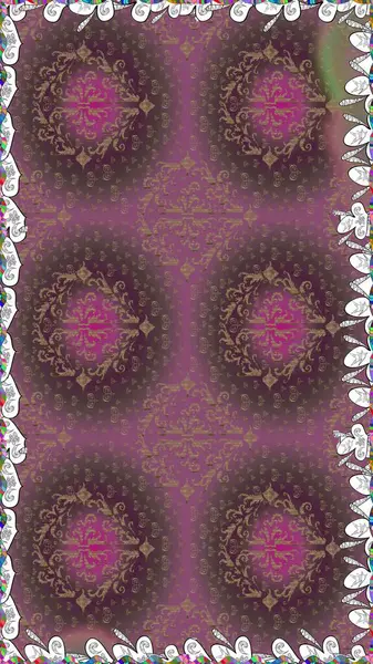 Düz Çiçek Elementleri Tasarımı. Güzel kumaş deseni. Renkli Bahar Temalı Kusursuz Arkaplan. Raster illüstrasyonunda kusursuz çiçek deseni.