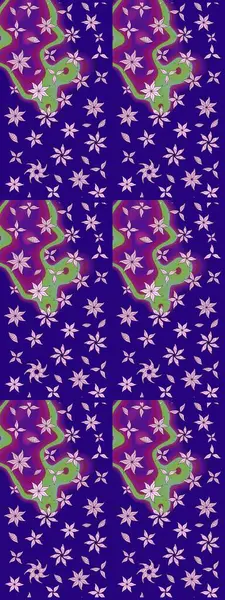 Raster illüstrasyonu. Kumaş, tekstil, duvar kağıdı baskısı için. Eski usul. Tomurcukları çiçek olan sevimli bir çiçek deseni. Raster. Taslak arkaplan.