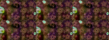 Raster illüstrasyonu. Bokeh kahverengileri ve kar taneleriyle dekoratif Noel arkaplanı.