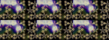 Kış arka plan. Noel kar taneleri ile arka plan. Raster Noel renkli arka plan ile sevimli kar tanesi. Raster illüstrasyon.