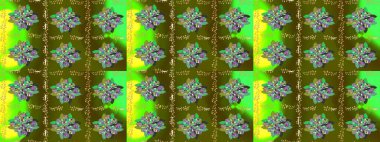 Renkli Bahar Teması eskiz kalıbı. Raster illüstrasyonu. Çiçek deseni. Chichi 'nin kumaş kalıbını çiz. Düz Çiçek Elementleri Tasarımı.