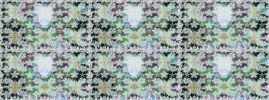 Gri renkli çiçekler. Raster illüstrasyonu. Çiçek süsü ile kusursuz desen.