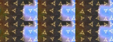 Raster illüstrasyonu. Kahverengi, gri ve mavi renkler ve kar taneleri. Renkli arka planda izole tatlı kar taneleri.