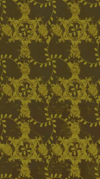 Sabıka fotoğraflarında, bebek kıyafetlerinde, duvar kâğıtlarında, paket kutularında falan kullanılabilir. Zarif, parlak ve pürüzsüz kahverengi, nötr ve yeşil çiçek desenli tasarım.