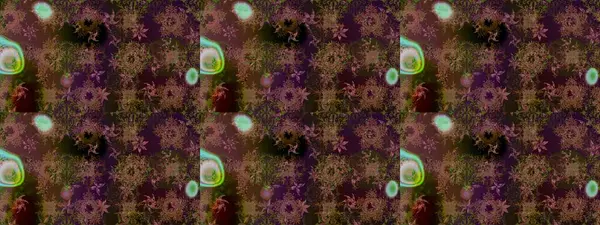 Raster illüstrasyonu. Bokeh kahverengileri ve kar taneleriyle dekoratif Noel arkaplanı.