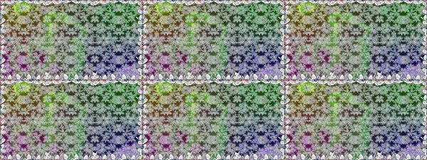 Suluboya, elle çizilmiş. Raster - stok. Kusursuz bir arka plan modeli. Vadinin gri renkli çiçekleri.