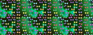 Moda tarzı. Kızlar, erkekler, elbiseler, duvar kağıtları için soyut çizim kalıbı. Kelebek, kanat, neon renkli yaratıcı raster arka plan. Tekstil ve kumaş için komik kelebek deseni.