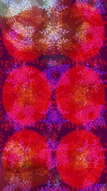 Kar taneleri deseni. Raster Noel renkli arka plan ile sevimli kar tanesi. Noel kar taneleri arka plan. Şirin desen. Raster illüstrasyon.