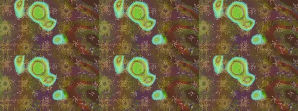 Bir sürü kahverengi ve soyut çiçekli tropik eskiz deseni. Küçük çiçekteki sevimli çiçek deseni. Varicolobrown Raster çizimi.