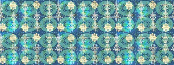 Soyut duvar kâğıdı, ambalaj dekorasyonu. Mavi, yeşil ve bej renkler üzerine resim. Basit bir kar tanesi. Kışın sembolü, mutlu noeller, mutlu yeni yıl kutlaması Raster illüstrasyonu..