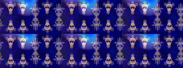 Şirin çiçekli eskiz deseni ve mavi, siyah ve nötr renklerde yapraklar, suluboya çiçek deseni, duvar kağıdı, kart veya kumaş için fayanslı. Raster illüstrasyonu.