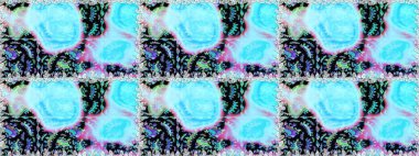 Yumuşak, bahar çiçekli arka plan. Çiçekli karalama şeklinde Raster çiçek deseni. Mavi renkte çiçekler.