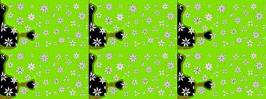 Moda baskıları için zarif bir şablon. Çiçekli bahar çiçekleri. Motley illüstrasyonu. Küçük çiçekte güzel bir desen. Küçük renkli çiçekler..