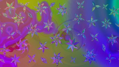 Güzel, parlak, pürüzsüz kumaş, tuval. Kıvırcık, parlak örgü. Raster illüstrasyonu. Desen, çizim, çiçek sınırı. Çiçek çelengi. Klasik eski arkaplan.