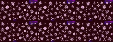 Zarif, parlak ve eskiz kahverengi çiçek desenli tasarım. Sabıka baskıları, bebek kıyafetleri, duvar kâğıtları, paket kutuları vb..