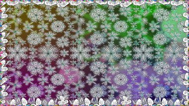 Renkli çiçekler. Küçük çiçekte sevimli çiçek deseni var..