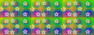 Raster tasarımı. Xmas Frost kar taneleri izole edilmiş siluet sembolü. Kış yeşili, mavi ve sarı noel kar bembeyaz kristal element. Kar tanesi raster arka planı. Meteoroloji buz koleksiyonu.