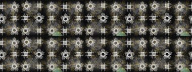 Raster eskiz şablonu altın antika ortaçağ dekoratifi, yapraklar ve siyah, kahverengi ve gri renkte altın desenli süslemeler. Kraliyet lüksü, altın barok kumaş rengi..