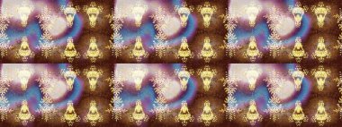 Raster illüstrasyonu. Kar taneli desen. Raster Noel soyut renkli arkaplan ve düşen kar tanesi..