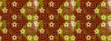 Renkli elementlerle Raster ilginç desen