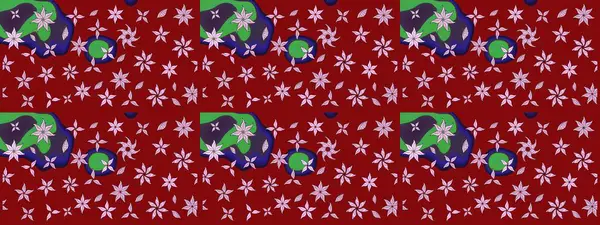 Oldukça eski bir besin torbası deseni, küçük kırmızı renkte, çiçekler. Tekstil, kumaş, kapaklar, duvar kağıtları, baskı, naylon, koleksiyon defteri, örgü, dekupaj için güzel bir eskiz. Millefleurlar.