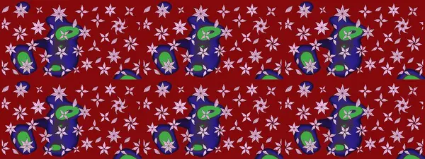 Elle boyanmış suluboya resim çizimleri, çiçekler ve bitkiler. Kırmızı renkte çiçekler.